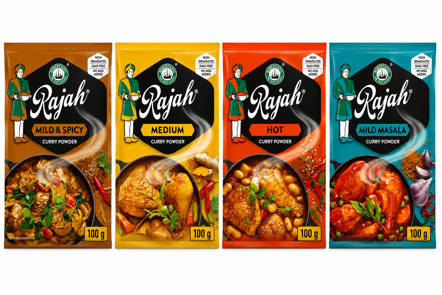 Rajah Curry Powder Assorted