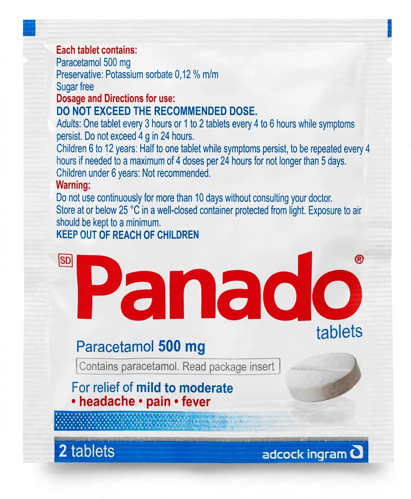 PANADO Pain Tablets