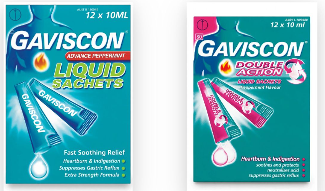 Gaviscon Advance Peppermint Antacid Liquid 12 x 10ml