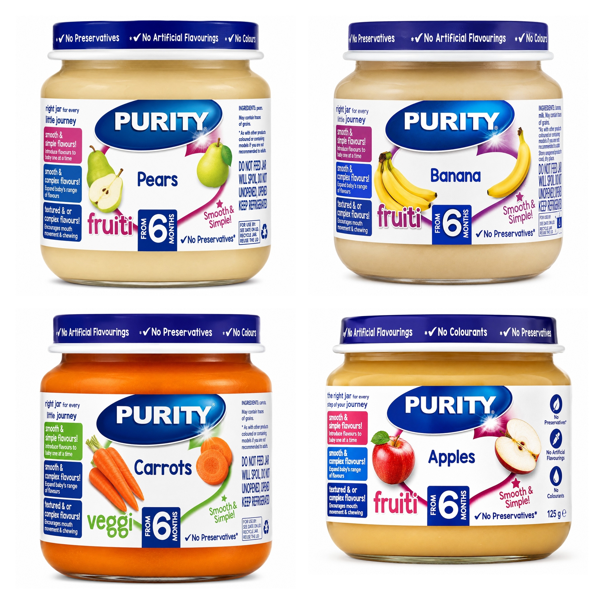 PURITY 1st Foods — From 6 Months